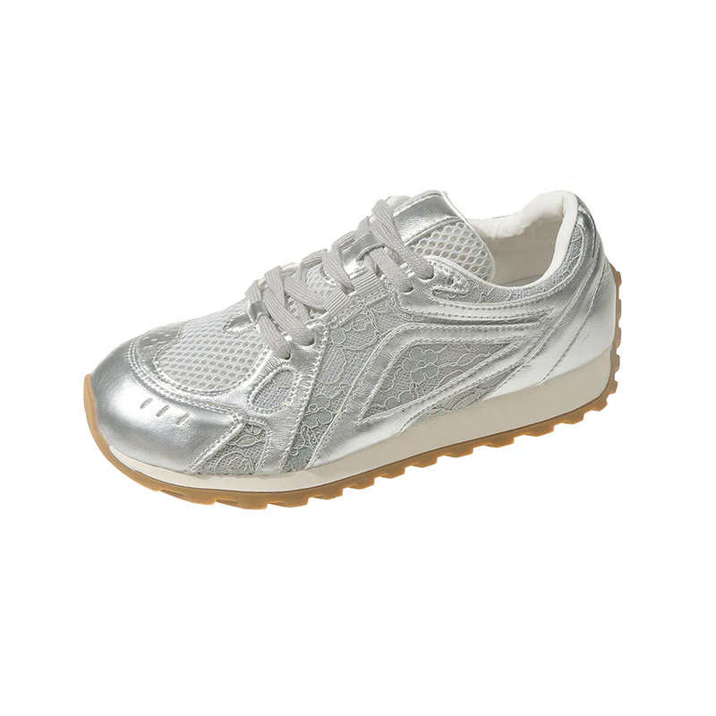 Damen Sportliche Fitness Sneakers mit atmungsaktiver Mesh-Oberfläche und rutschfester Sohle Heidi Mode - Image 5