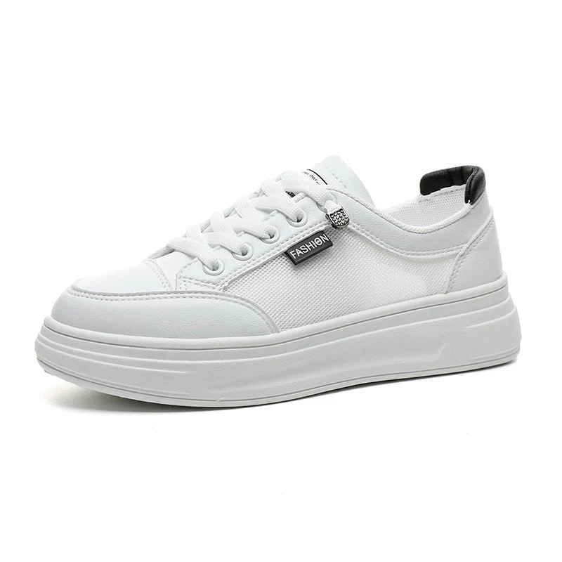 Damen Sportliche Freizeit Sneaker mit atmungsaktivem Mesh-Obermaterial und dämpfender Sohle Heidi Mode - Image 5
