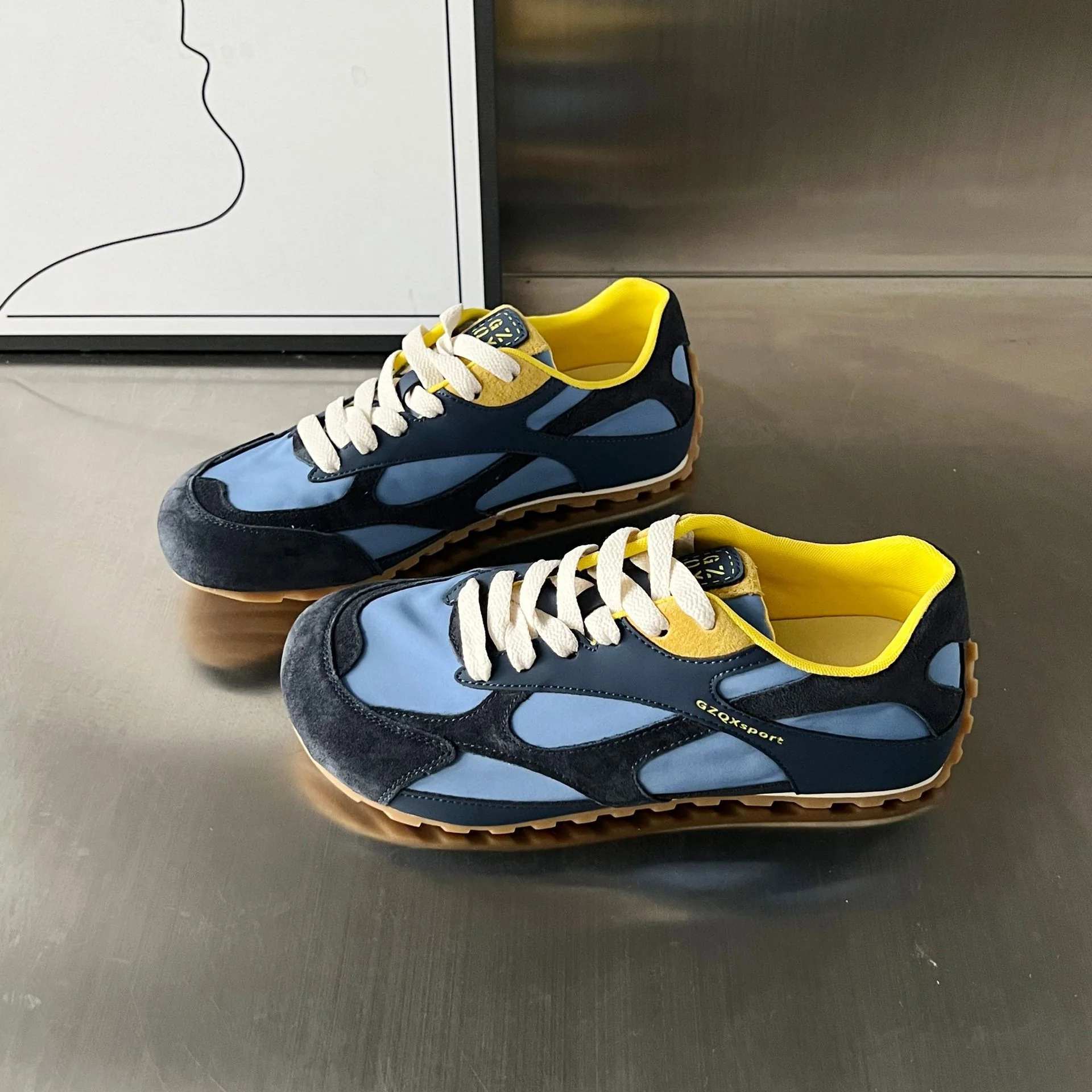 Damen Sportliche Freizeit-Sneaker mit atmungsaktiver Mesh-Oberfläche und stabiler Gummisohle Heidi Mode - Image 3