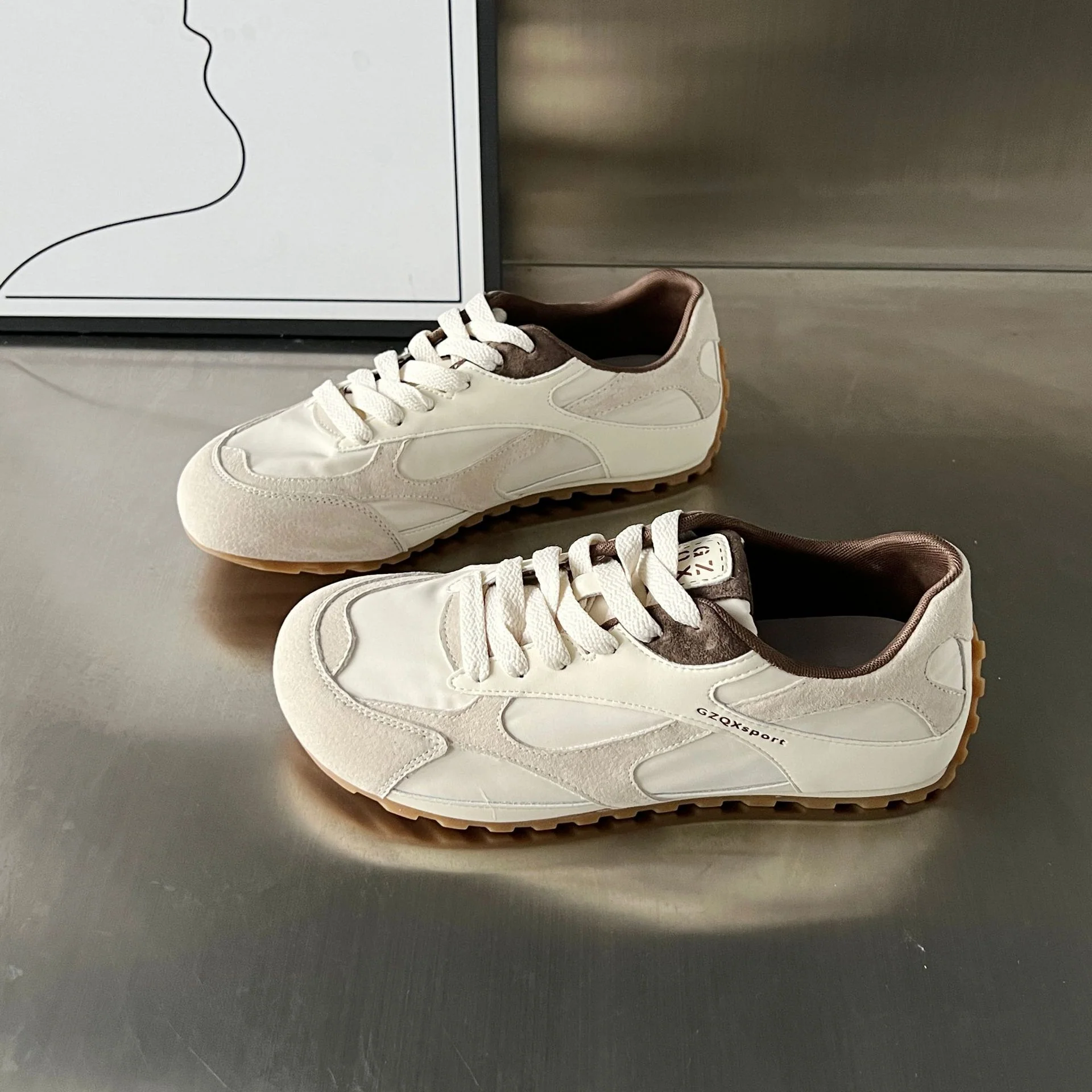 Damen Sportliche Freizeit-Sneaker mit atmungsaktiver Mesh-Oberfläche und stabiler Gummisohle Heidi Mode - Image 7