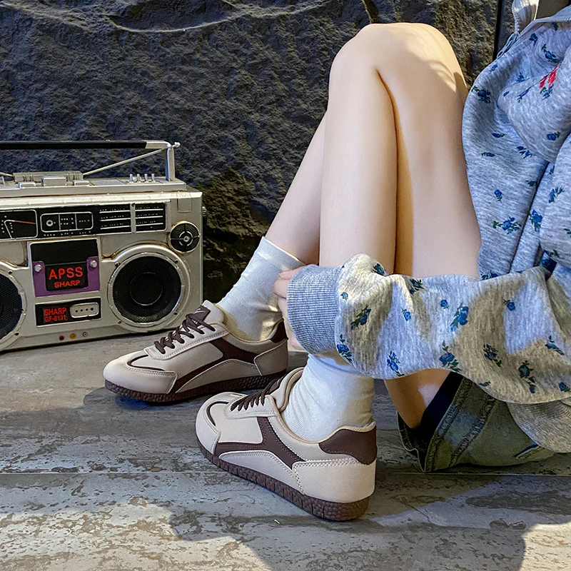 Damen Sportliche Freizeit-Sneaker mit atmungsaktiver Oberflächenstruktur und rutschfester Sohle Heidi Mode - Image 3