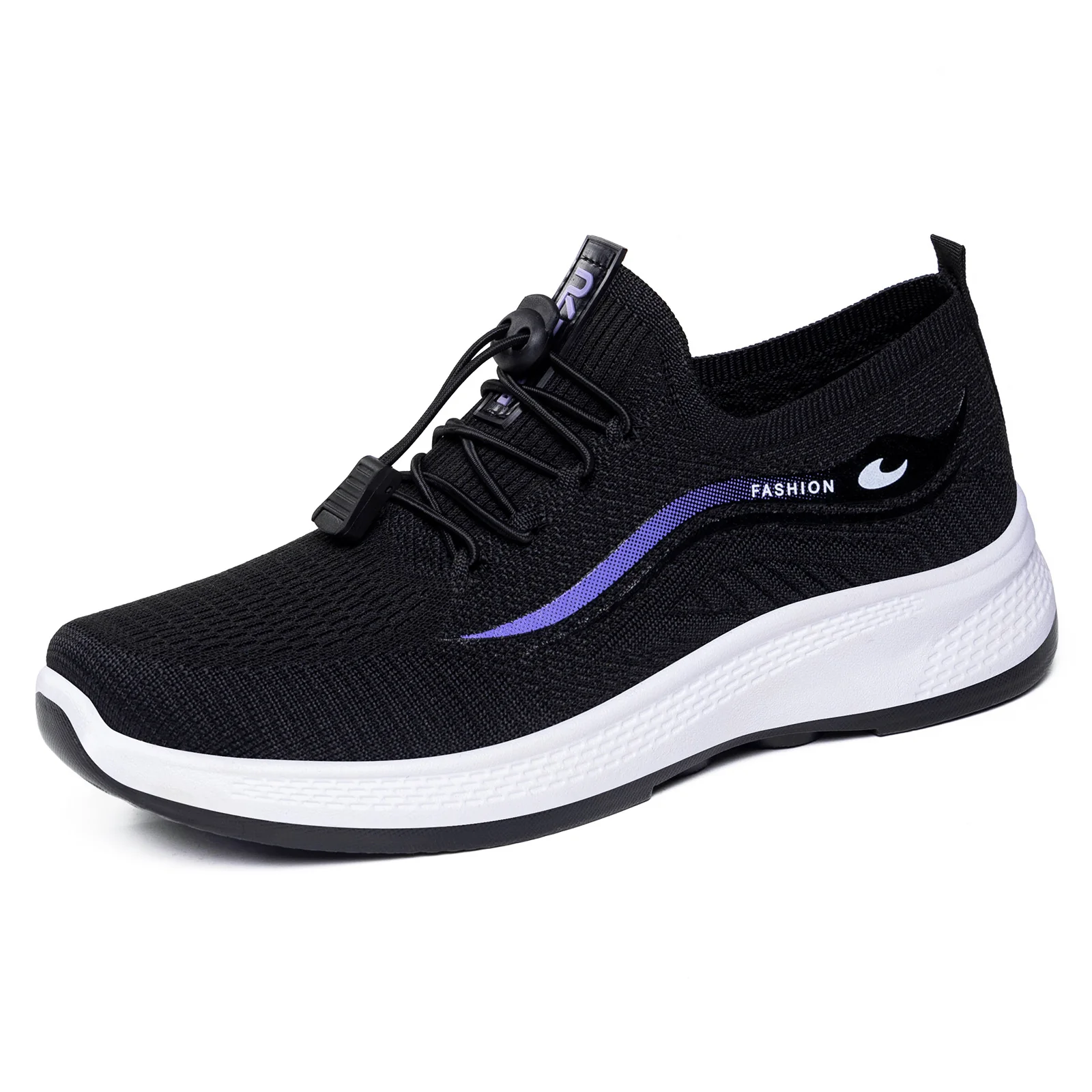 Damen Sportliche Freizeit-Sneaker mit elastischem Schnellschnürsystem und atmungsaktivem Obermaterial Heidi Mode - Image 6