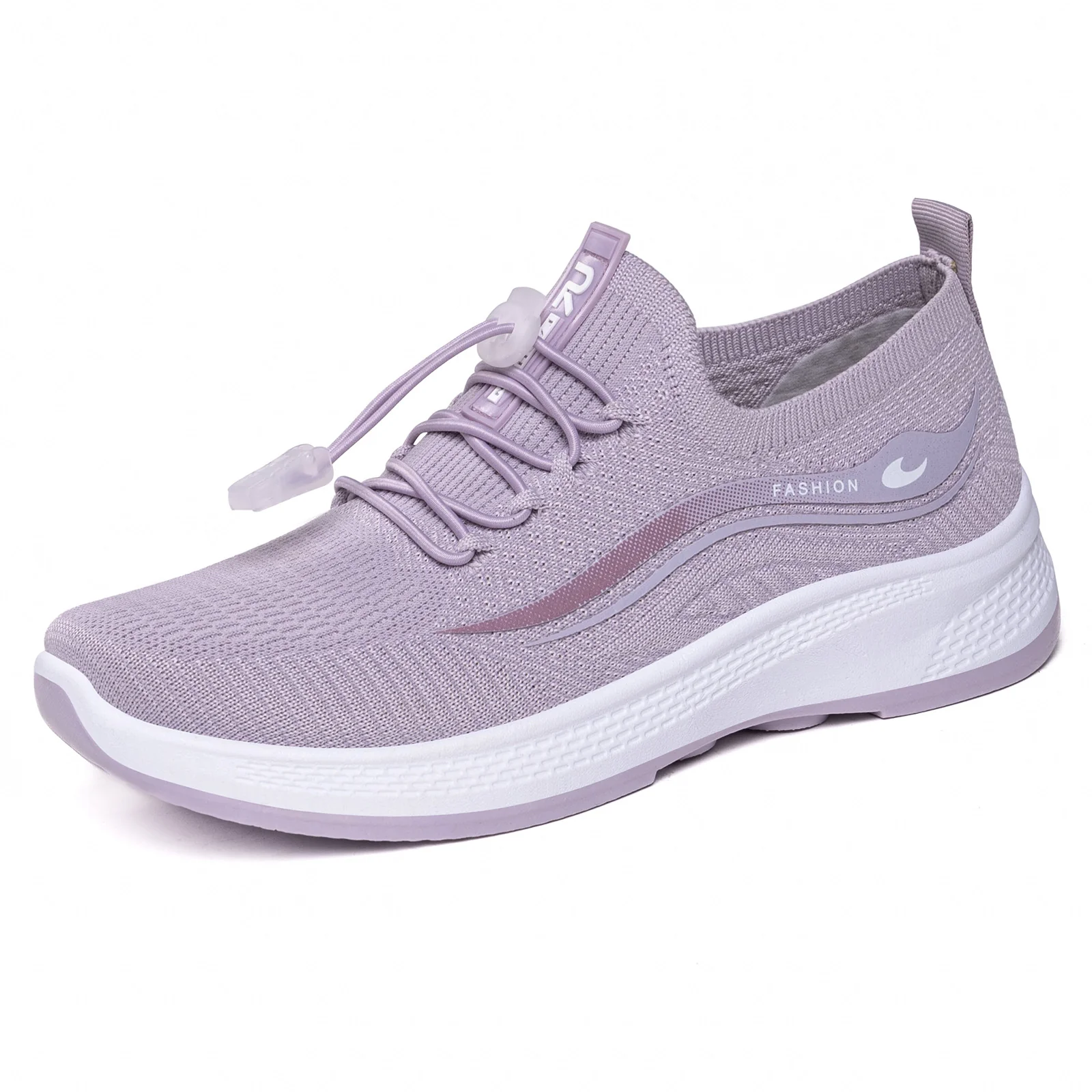 Damen Sportliche Freizeit-Sneaker mit elastischem Schnellschnürsystem und atmungsaktivem Obermaterial Heidi Mode - Image 8