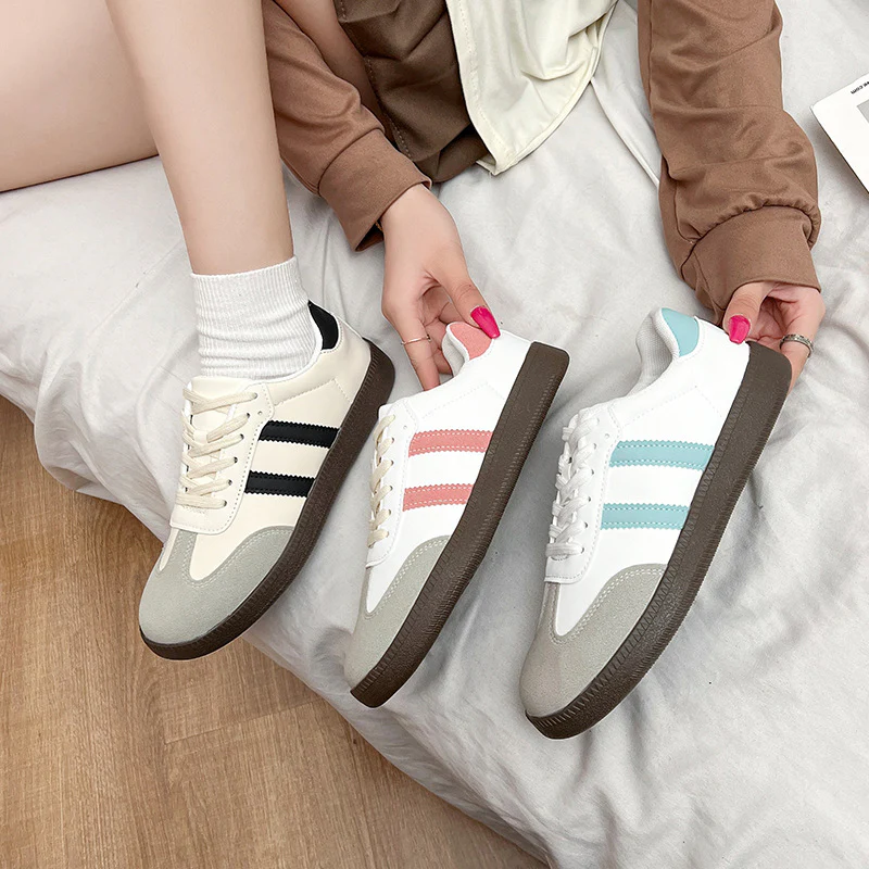 Damen Sportliche Freizeit-Sneakers mit atmungsaktivem Obermaterial und gepolsterter Sohle Heidi Mode - Image 3