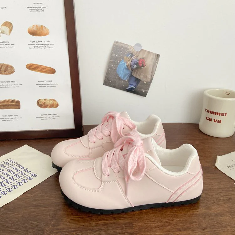 Damen Sportliche Freizeit Sneakers mit atmungsaktiver Oberflächenstruktur und rutschfester Sohle Heidi Mode - Image 2