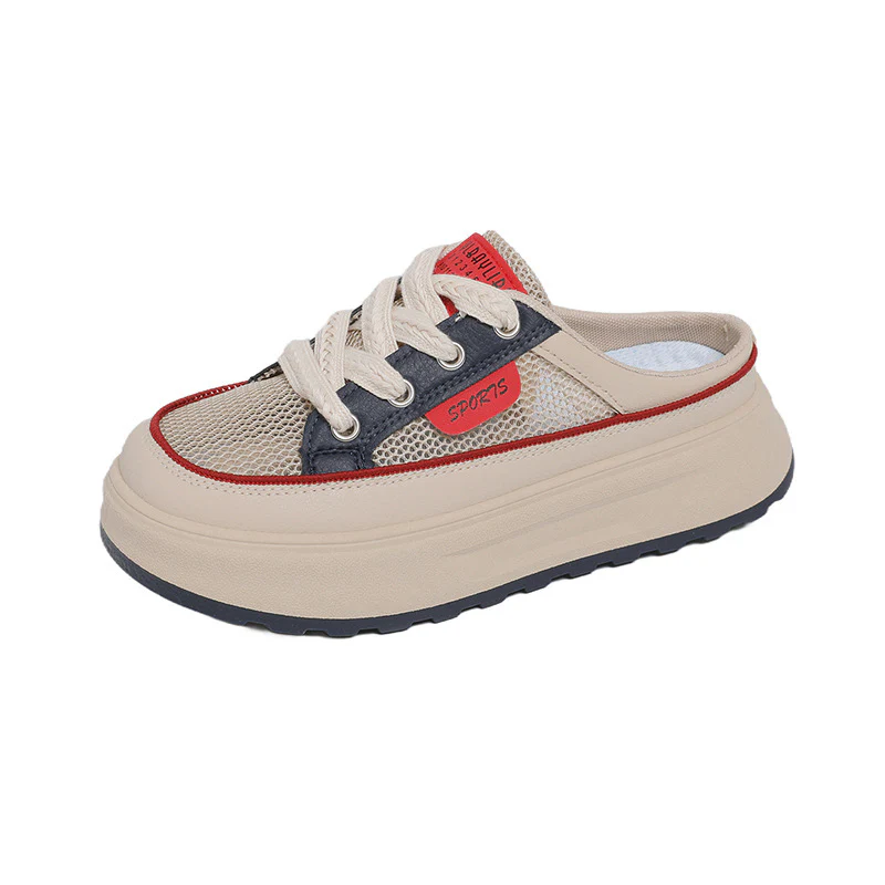 Damen Sportliche Freizeitschlüpfschuhe mit atmungsaktivem Mesh-Obermaterial und stabiler Sohle Heidi Mode - Image 6