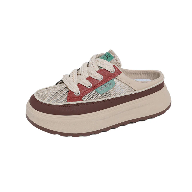 Damen Sportliche Freizeitschlüpfschuhe mit atmungsaktivem Mesh-Obermaterial und stabiler Sohle Heidi Mode - Image 7