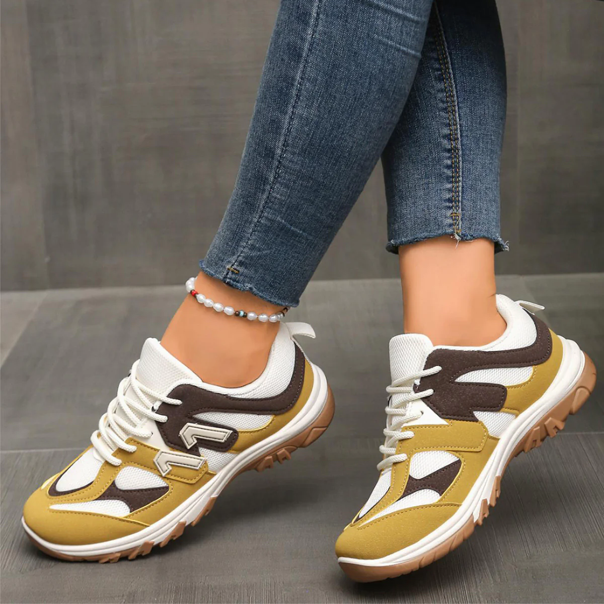 Damen Sportliche Freizeitschuhe mit atmungsaktivem Mesh-Obermaterial und dämpfender Sohle Heidi Mode - Image 3
