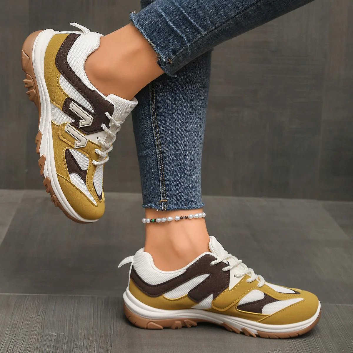 Damen Sportliche Freizeitschuhe mit atmungsaktivem Mesh-Obermaterial und dämpfender Sohle Heidi Mode - Image 4