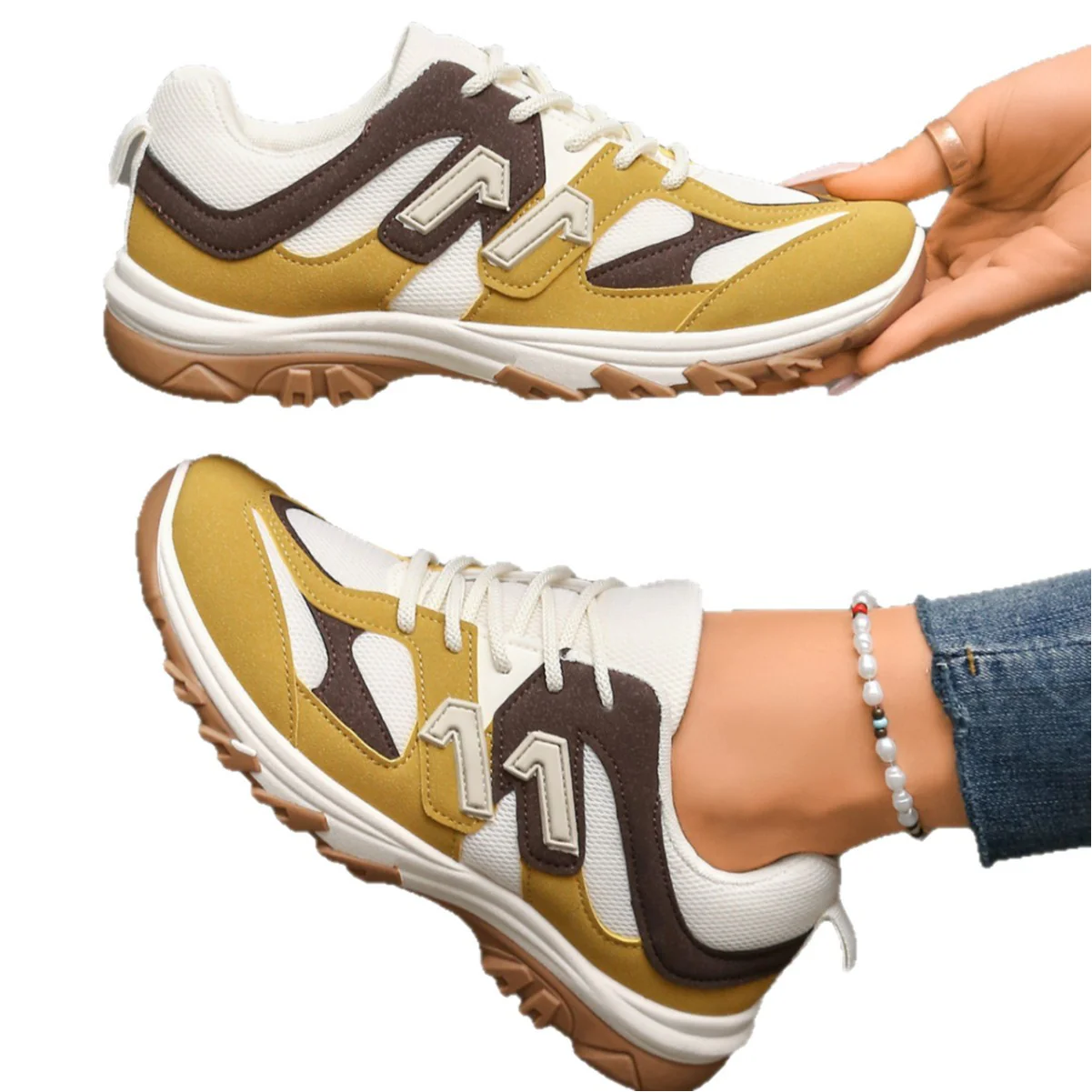 Damen Sportliche Freizeitschuhe mit atmungsaktivem Mesh-Obermaterial und dämpfender Sohle Heidi Mode - Image 5