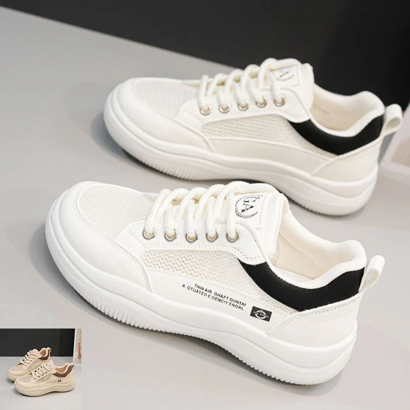 Damen Sportliche Freizeitschuhe mit atmungsaktivem Obermaterial und gepolsterter Sohle Heidi Mode - Image 3