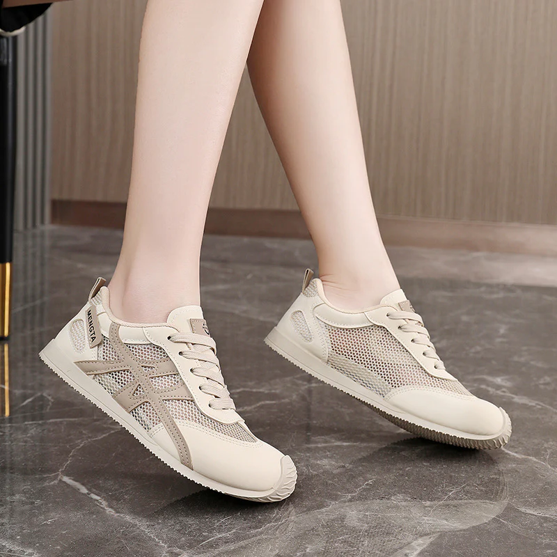 Damen Sportliche Freizeitschuhe mit atmungsaktivem Obermaterial und rutschfester Laufsohle Heidi Mode - Image 3