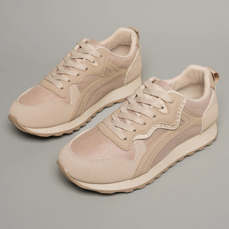 Damen Sportliche Freizeitschuhe mit atmungsaktiven Mesh-Einsätzen und dämpfender Laufsohle Heidi Mode