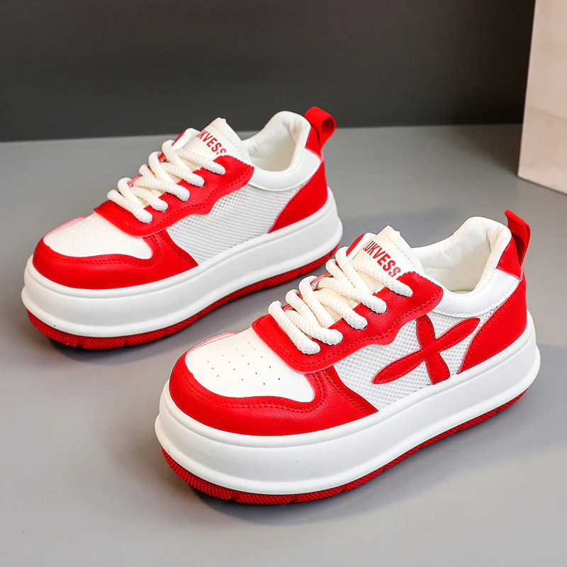 Damen sportliche Freizeitschuhe mit atmungsaktiven Netz-Einsätzen und dämpfender Sohle Heidi Mode - Image 6