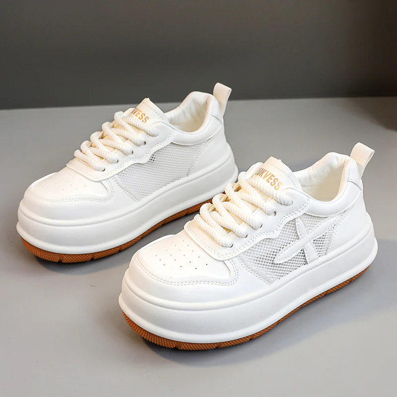 Damen sportliche Freizeitschuhe mit atmungsaktiven Netz-Einsätzen und dämpfender Sohle Heidi Mode - Image 8
