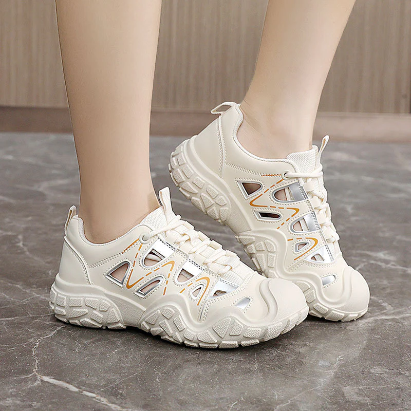 Damen Sportliche Freizeitschuhe mit atmungsaktiver Mesh-Oberfläche und dämpfender Sohle Heidi Mode - Image 3