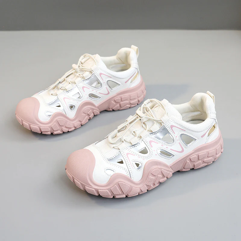 Damen Sportliche Freizeitschuhe mit atmungsaktiver Mesh-Oberfläche und rutschfester Sohle Heidi Mode - Image 6