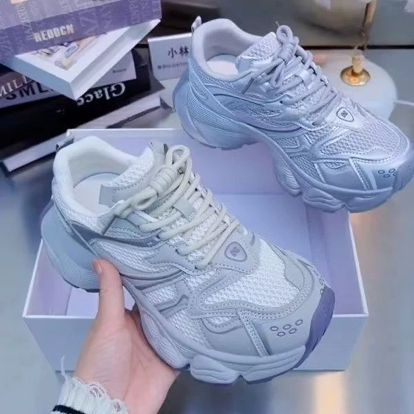 Damen Sportliche Freizeitschuhe mit atmungsaktiver Netzstruktur und gepolsterter Sohle Heidi Mode - Image 2