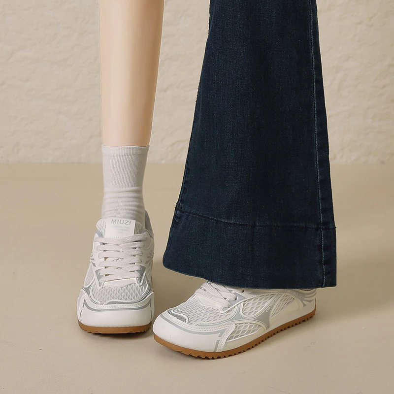 Damen Sportliche Freizeitschuhe mit atmungsaktiver Netzstruktur und rutschfester Sohle Heidi Mode - Image 4
