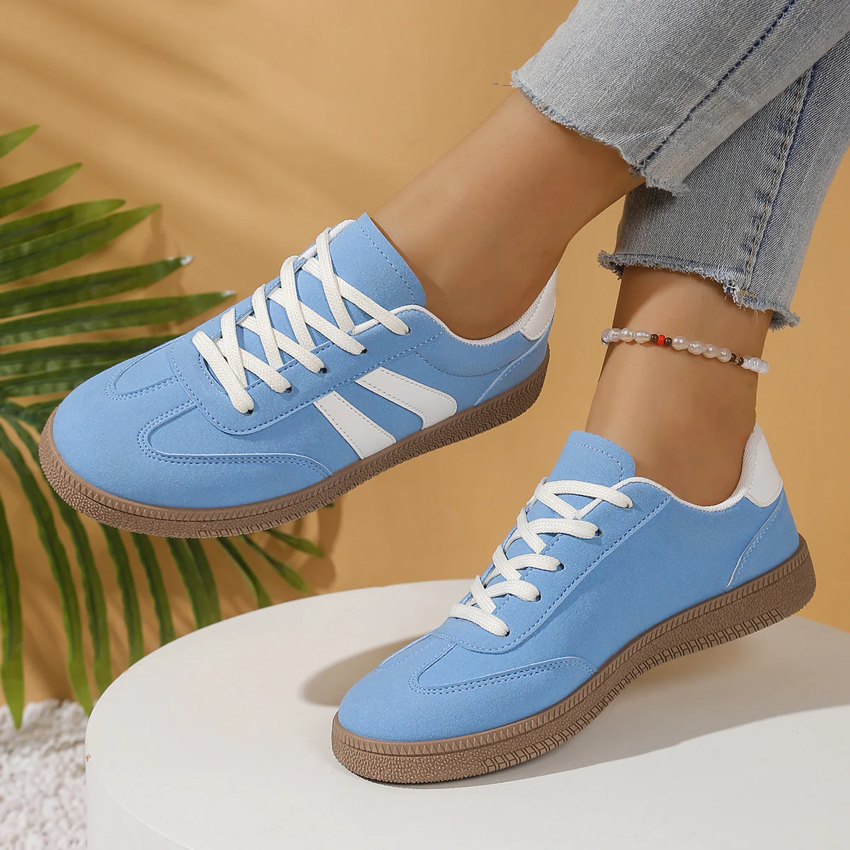 Damen Sportliche Freizeitschuhe mit atmungsaktiver Oberflächenstruktur und rutschfester Sohle Heidi Mode - Image 4