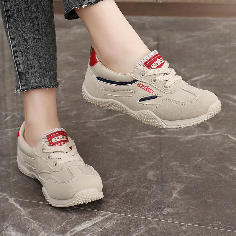 Damen Sportliche Freizeitschuhe mit dämpfendem Sohlenprofil und atmungsaktiver Oberflächenstruktur Heidi Mode - Image 3