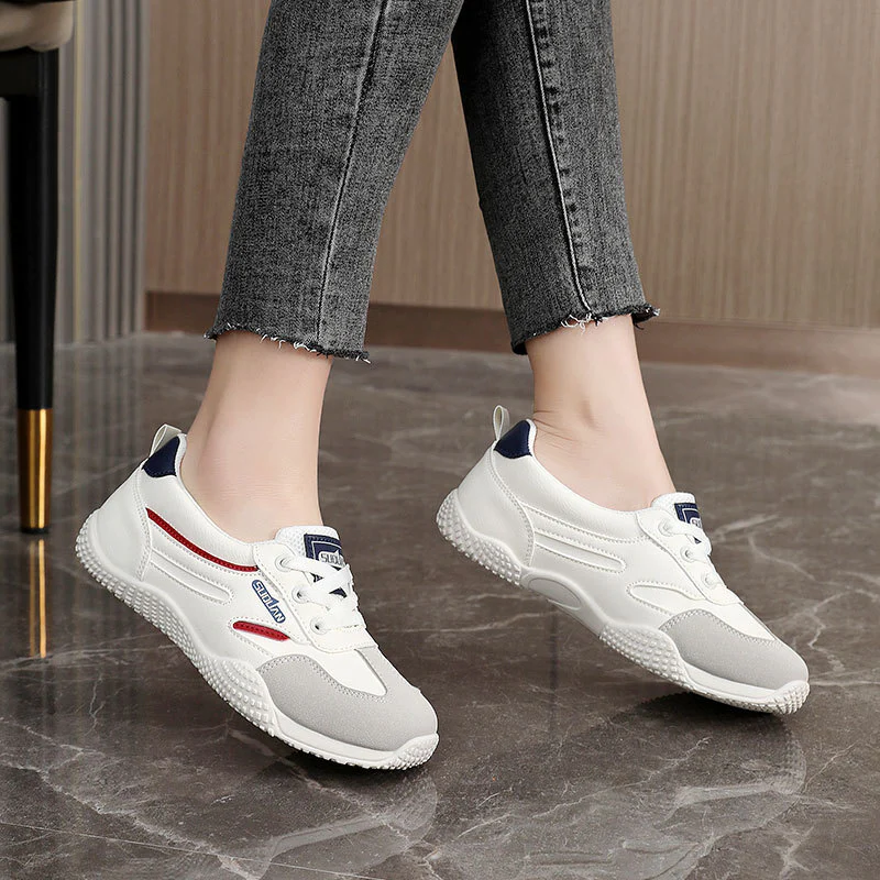 Damen Sportliche Freizeitschuhe mit dämpfendem Sohlenprofil und atmungsaktiver Oberflächenstruktur Heidi Mode - Image 4