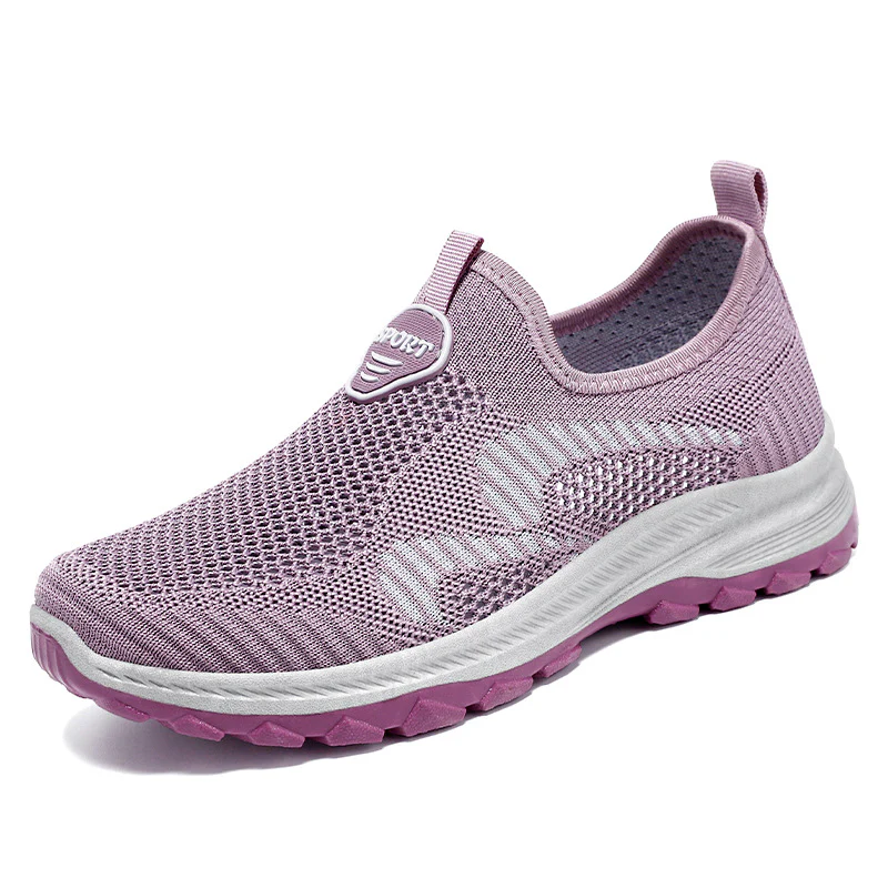 Damen Sportliche Freizeitschuhe mit elastischem Strickdesign Heidi Mode - Image 6