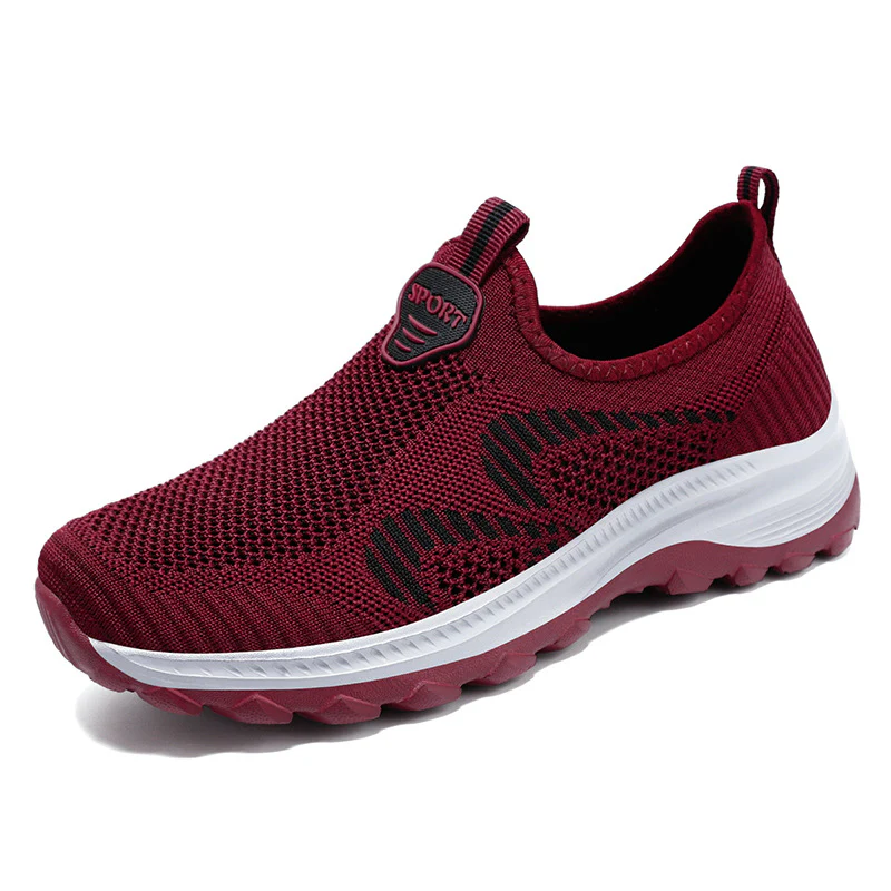 Damen Sportliche Freizeitschuhe mit elastischem Strickdesign Heidi Mode - Image 7