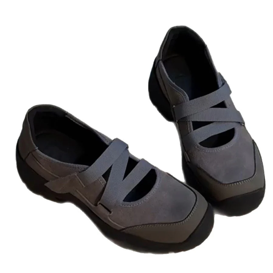 Damen Sportliche Freizeitschuhe mit flexibler Sohle und modischen Riemen Heidi Mode - Image 5