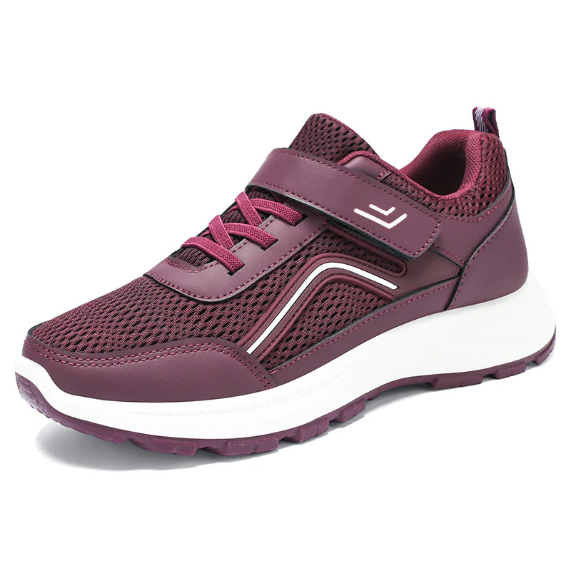Damen Sportliche Freizeitschuhe mit rutschfestem Klettverschluss Heidi Mode - Image 4