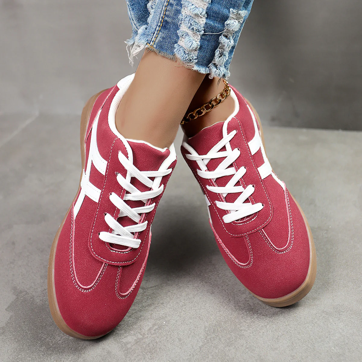 Damen Sportliche Freizeitschuhe mit rutschfester Sohle und atmungsaktivem Obermaterial Heidi Mode - Image 2