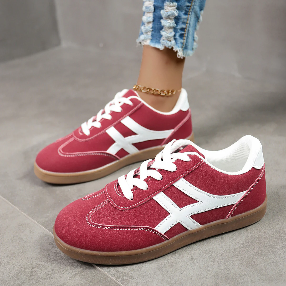 Damen Sportliche Freizeitschuhe mit rutschfester Sohle und atmungsaktivem Obermaterial Heidi Mode - Image 4