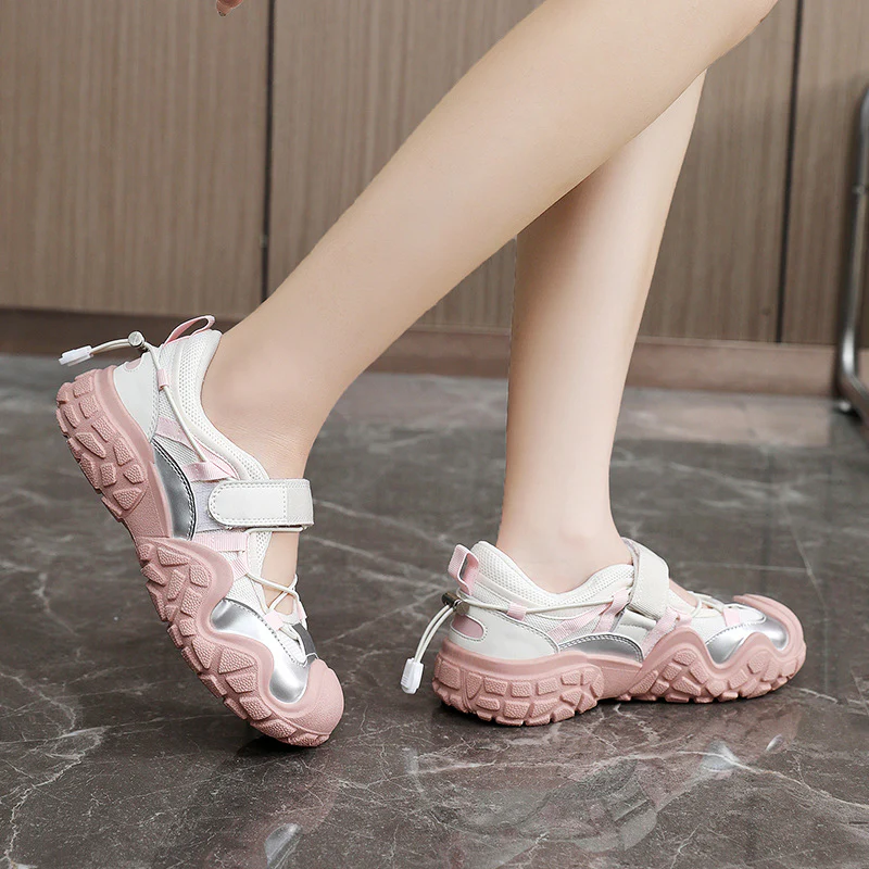 Damen Sportliche Freizeitschuhe mit verstellbarem Riemen Heidi Mode - Image 3