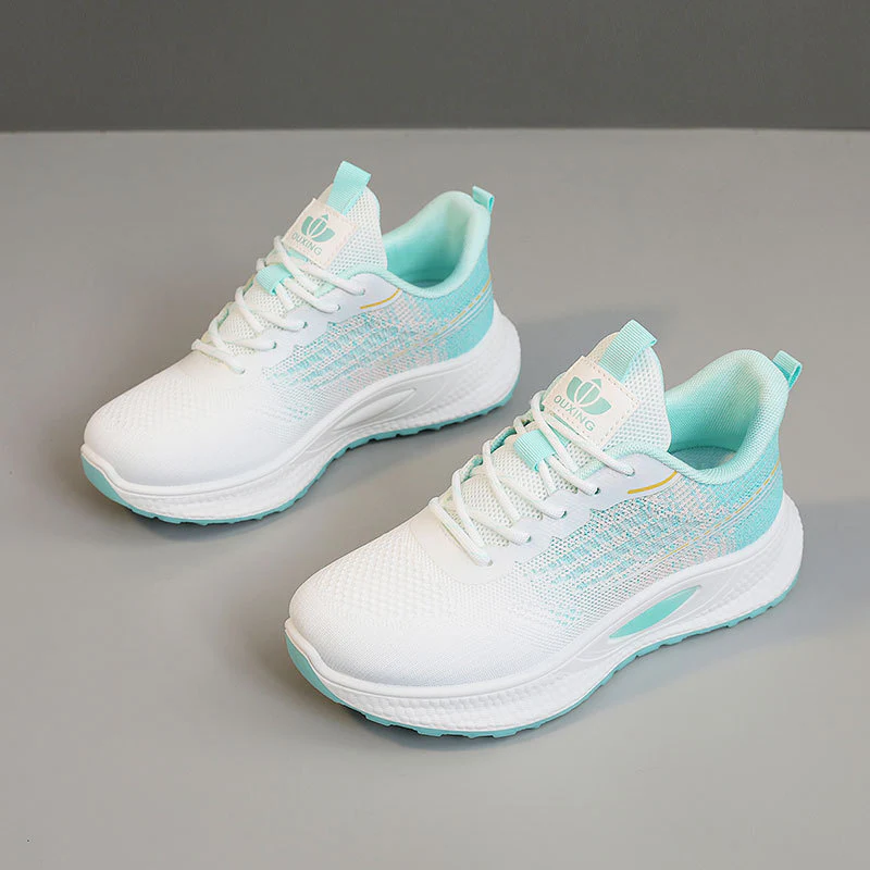 Damen Sportliche Freizeitsneaker mit atmungsaktivem Mesh-Obermaterial und dämpfender Sohle Heidi Mode - Image 7