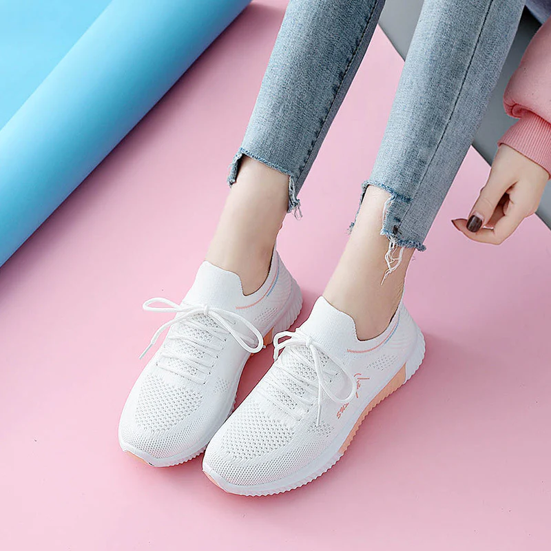 Damen Sportliche Freizeitsneaker mit atmungsaktivem Mesh-Obermaterial und Dämpfungssystem Heidi Mode - Image 3