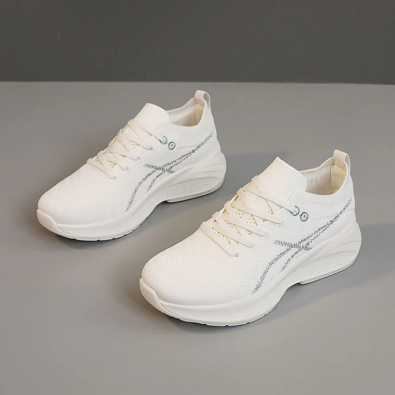 Damen Sportliche Freizeitsneaker mit atmungsaktivem Obermaterial und dämpfender Laufsohle Heidi Mode - Image 6
