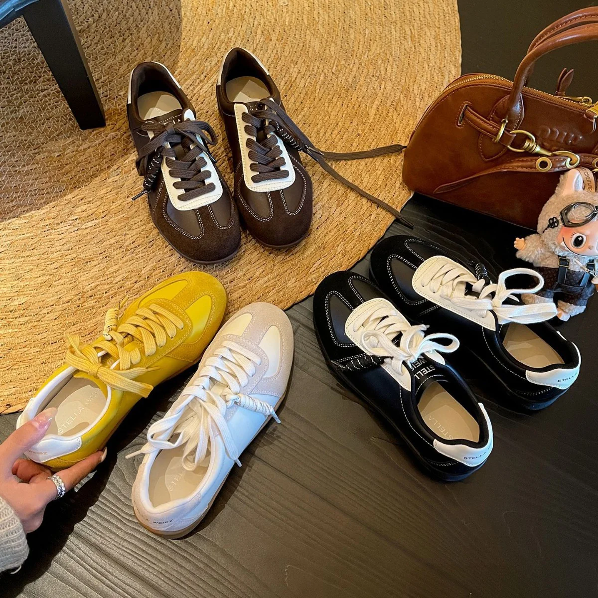 Damen Sportliche Freizeitsneaker mit atmungsaktivem Obermaterial und rutschfester Sohle Heidi Mode - Image 2