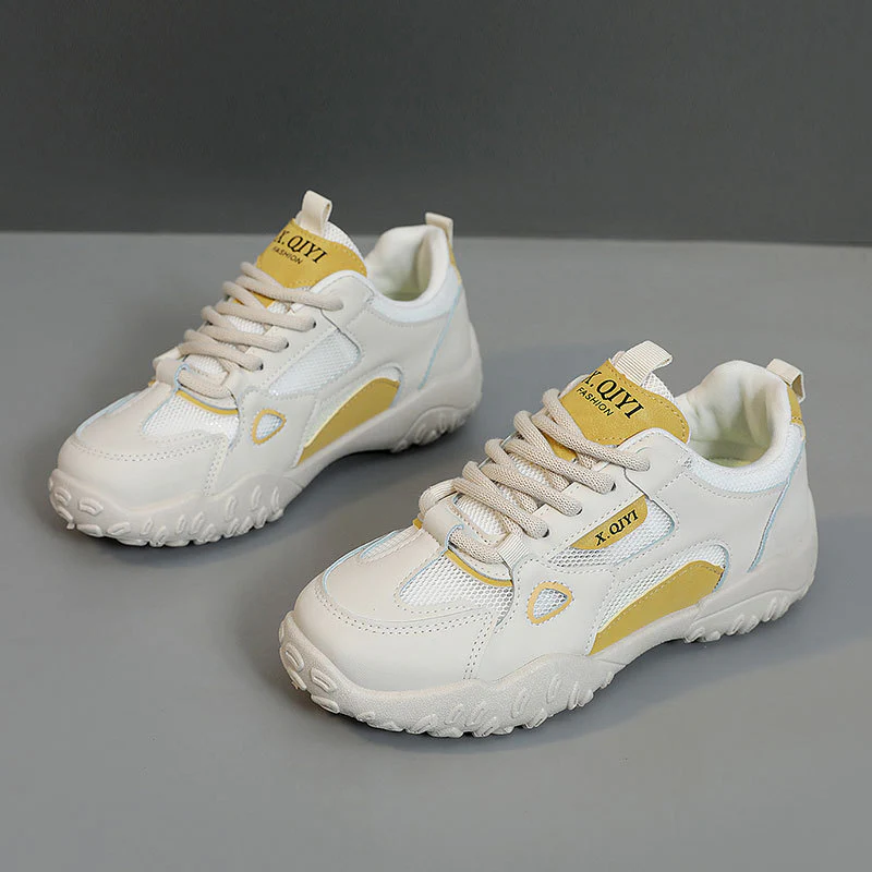 Damen Sportliche Freizeitsneaker mit atmungsaktiven Mesh-Einsätzen und griffiger Laufsohle Heidi Mode - Image 8