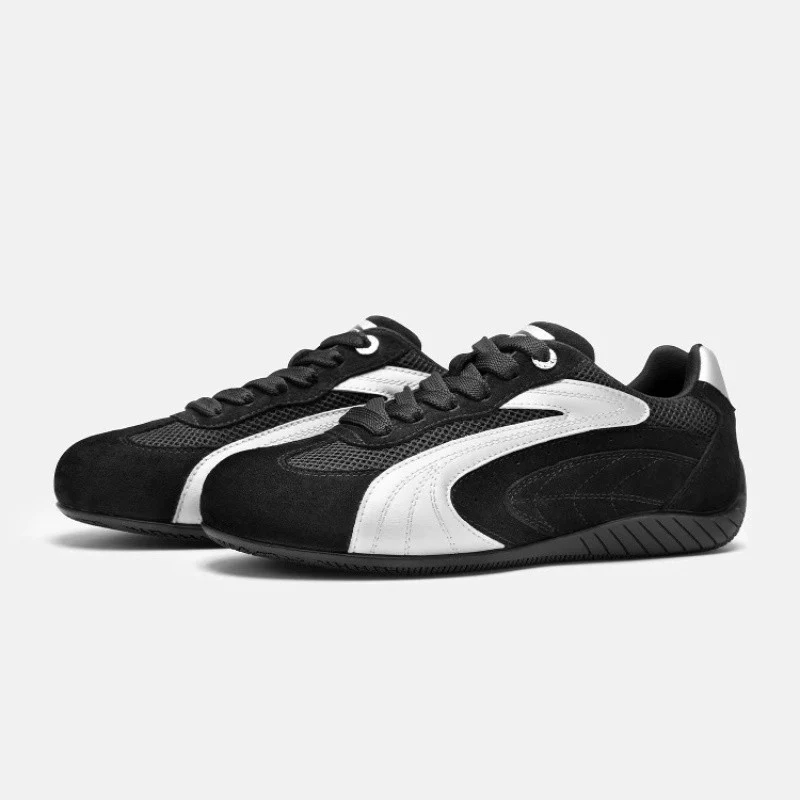 Damen Sportliche Freizeitsneaker mit atmungsaktiven Mesh-Einsätzen und robustem Wildlederoberteil Heidi Mode - Image 2
