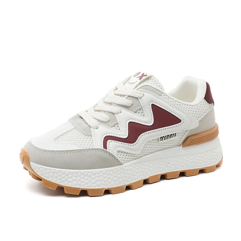 Damen Sportliche Freizeitsneaker mit atmungsaktiver Mesh-Oberfläche und dämpfender Laufsohle Heidi Mode - Image 3