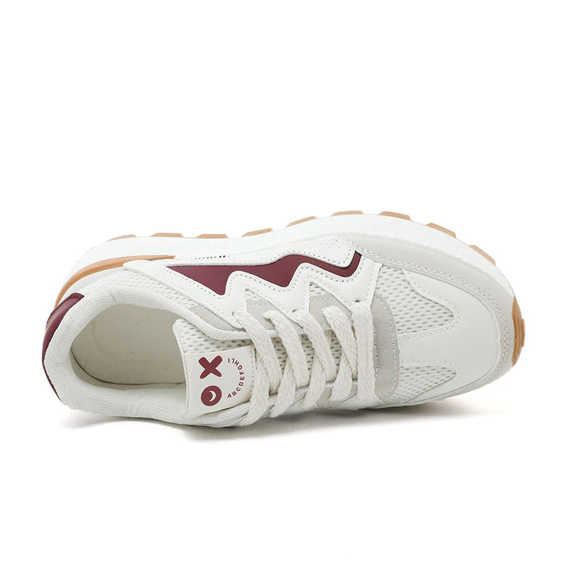 Damen Sportliche Freizeitsneaker mit atmungsaktiver Mesh-Oberfläche und dämpfender Laufsohle Heidi Mode - Image 4