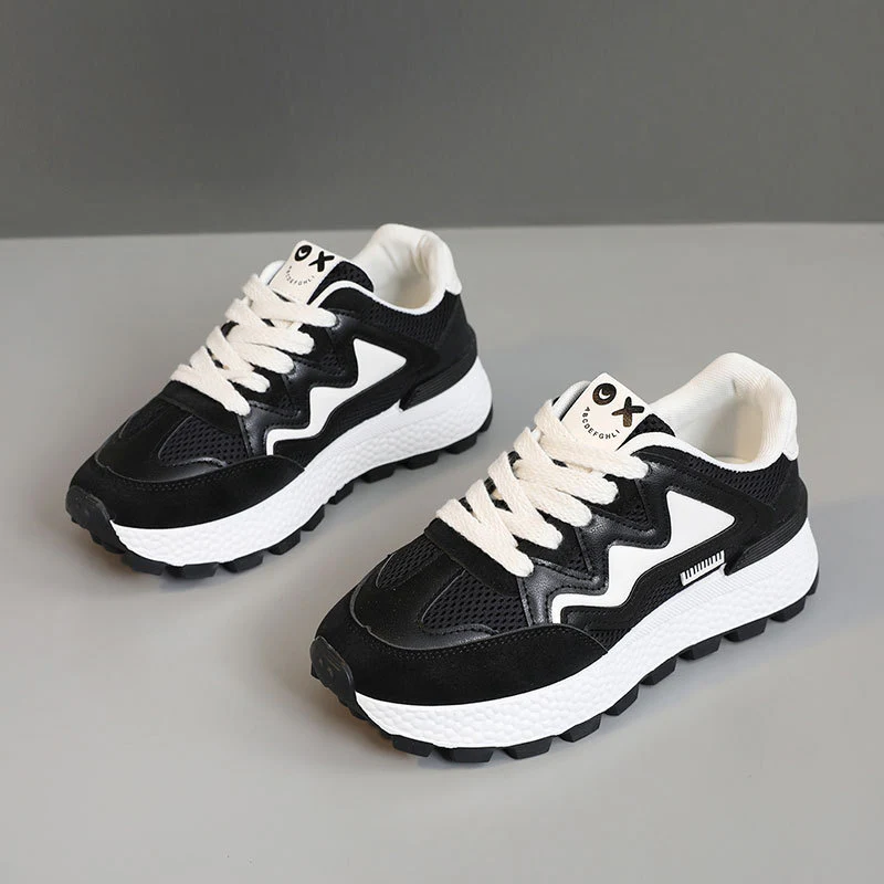 Damen Sportliche Freizeitsneaker mit atmungsaktiver Mesh-Oberfläche und dämpfender Laufsohle Heidi Mode - Image 7
