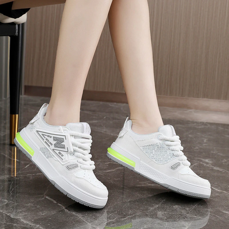 Damen Sportliche Freizeitsneaker mit atmungsaktiver Mesh-Oberfläche und dämpfender Sohle Heidi Mode - Image 4