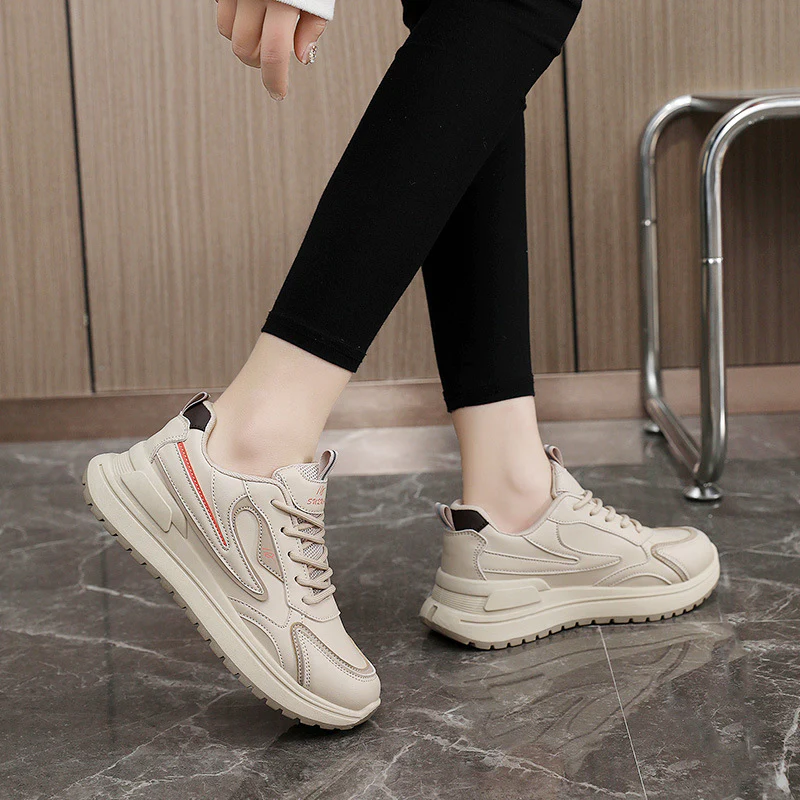 Damen sportliche Freizeitsneaker mit atmungsaktiver Mesh-Oberfläche und rutschfester Sohle Heidi Mode - Image 3