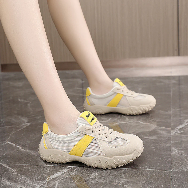 Damen Sportliche Freizeitsneaker mit atmungsaktiver Mesh-Oberfläche und rutschfester Sohle Heidi Mode - Image 3