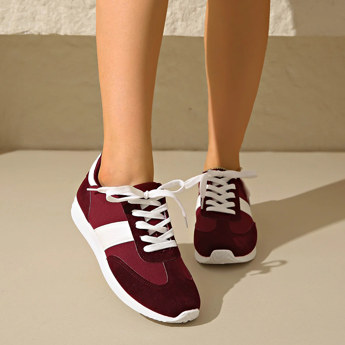 Damen Sportliche Freizeitsneaker mit atmungsaktiver Sohle Heidi Mode - Image 3