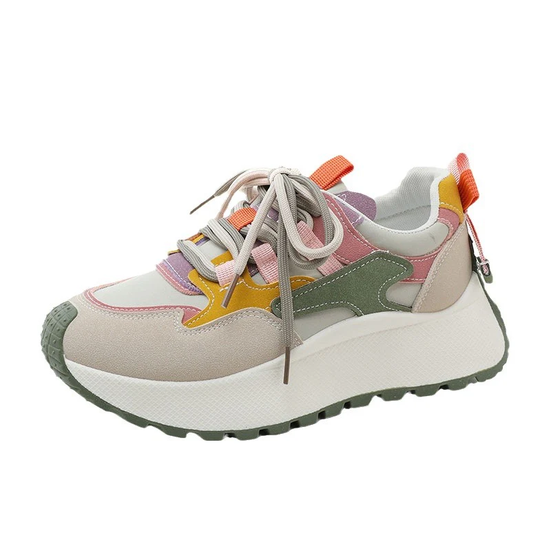 Damen Sportliche Freizeitsneaker mit buntem Design und bequemer Dämpfung Heidi Mode - Image 5