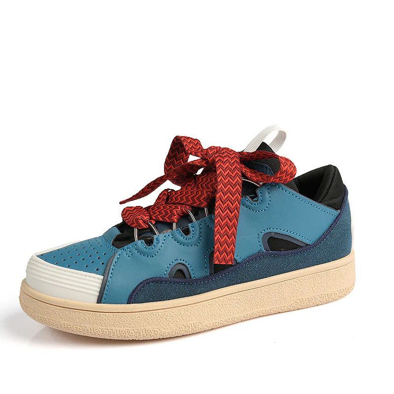 Damen Sportliche Freizeitsneaker mit bunten Schnürsenkeln und dämpfender Sohle Heidi Mode - Image 6