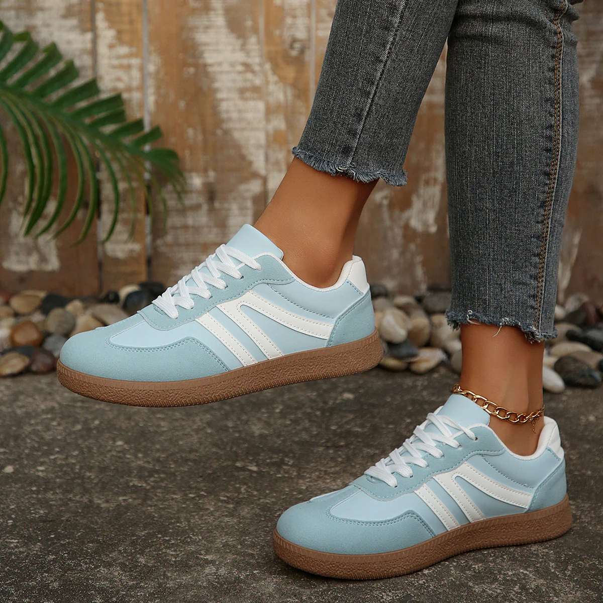 Damen Sportliche Freizeitsneaker mit rutschfester Sohle und atmungsaktivem Obermaterial Heidi Mode - Image 3
