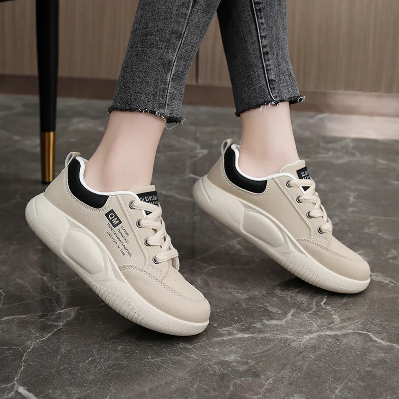 Damen Sportliche Freizeitsneaker mit stützender Sohle und atmungsaktivem Obermaterial Heidi Mode - Image 3
